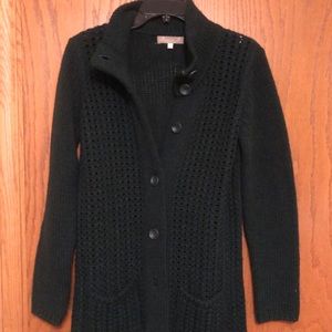 Dark green cardigan